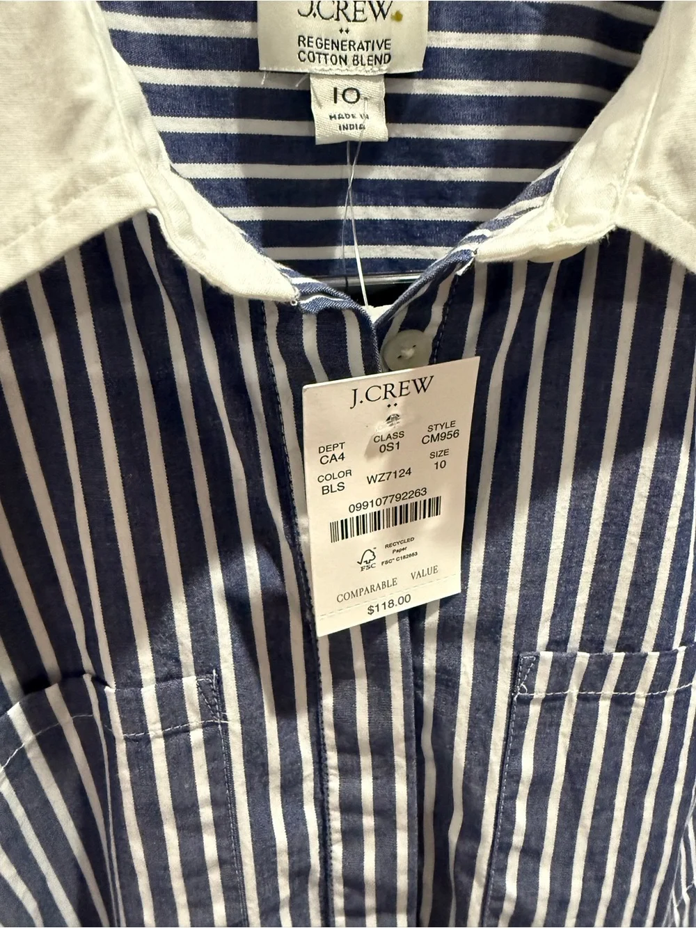 J. Crew Shirt Dress